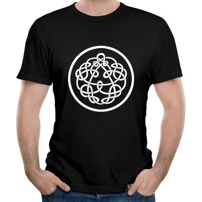 Men's Rock Band King Crimson Discipline Logo Short Sleeves T Shirts Black