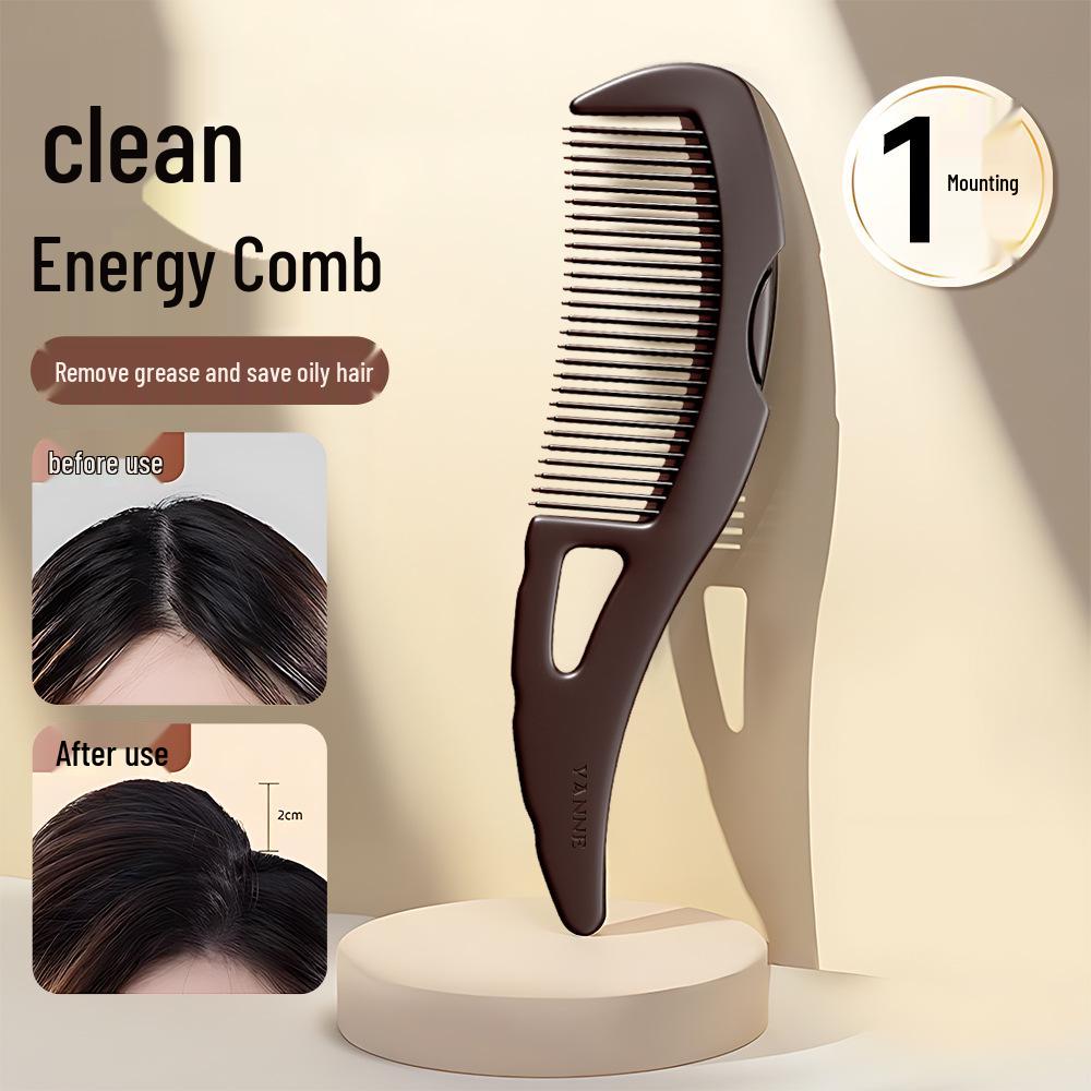 

Energy Comb: Third/Fourth Gen No-Wash Scalp Massage, Oil & Dandruff Removal, Slicked-Back Style