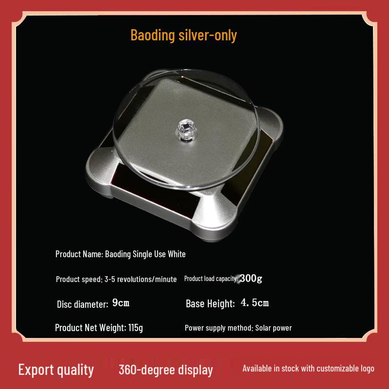 High-End Ceramic Turntable Jewelry Rack for Bracelet & Earrings Display