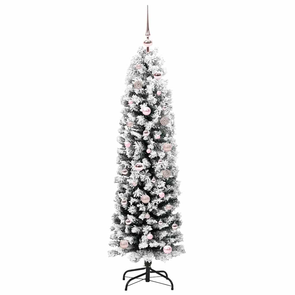 Artificial Christmas Tree with 150 LEDs and Stand Green 150 cm