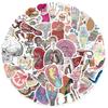 50pcs Human Anatomy Body Physiology Stickers Temporar Graffiti Luggage Skateboard Laptop Guitar Sticker Decals