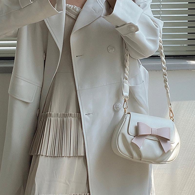 New Sweet Women's Versatile Cloud Bag: Crossbody, Shoulder, or Underarm - Stylish, Casual Summer Small Square Bag.