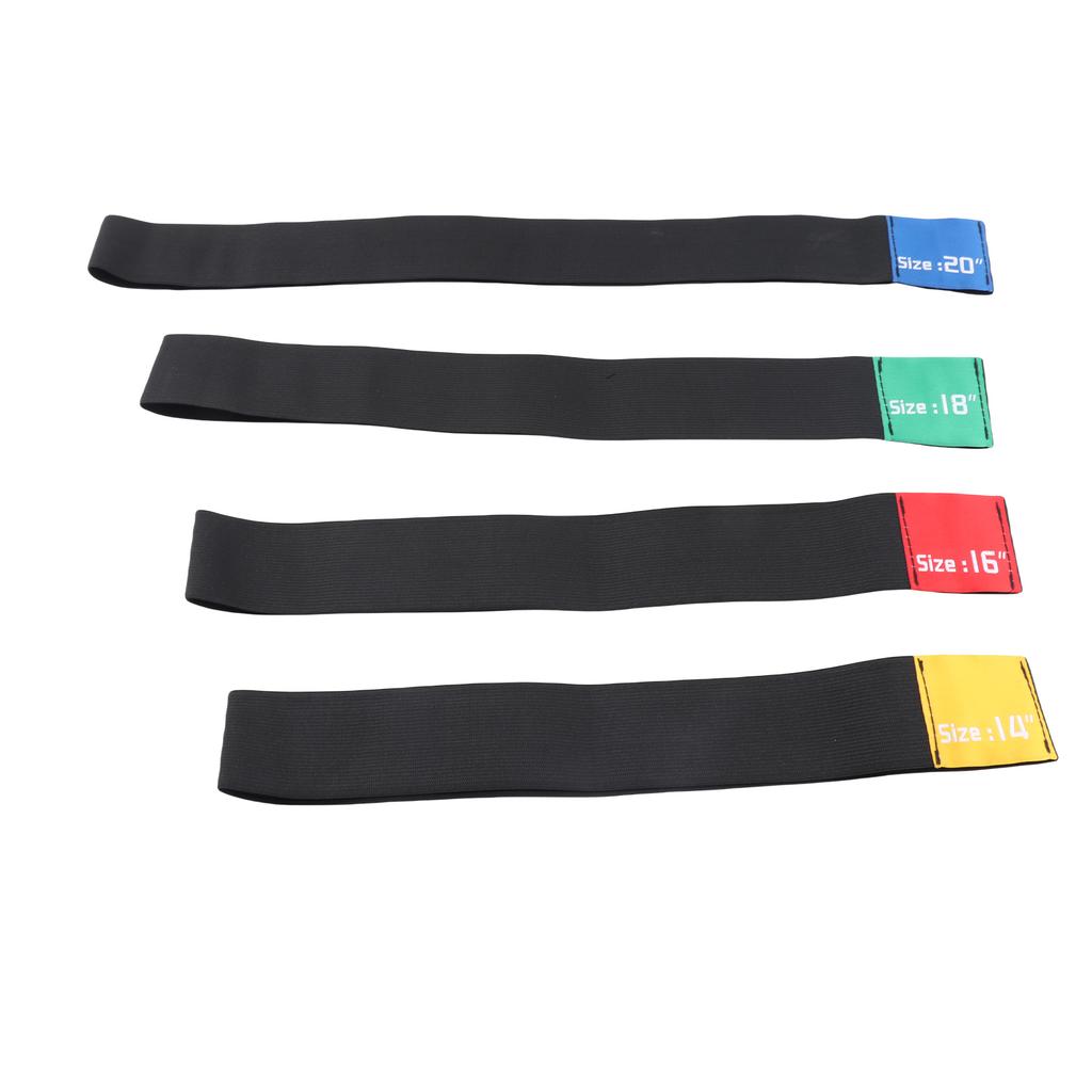 4pcs Drum Cymbal Mute Belt Hi Hat Elastic Ring Circle Set Drum Practice Silencers 14inch   16inch   18inch   20inch