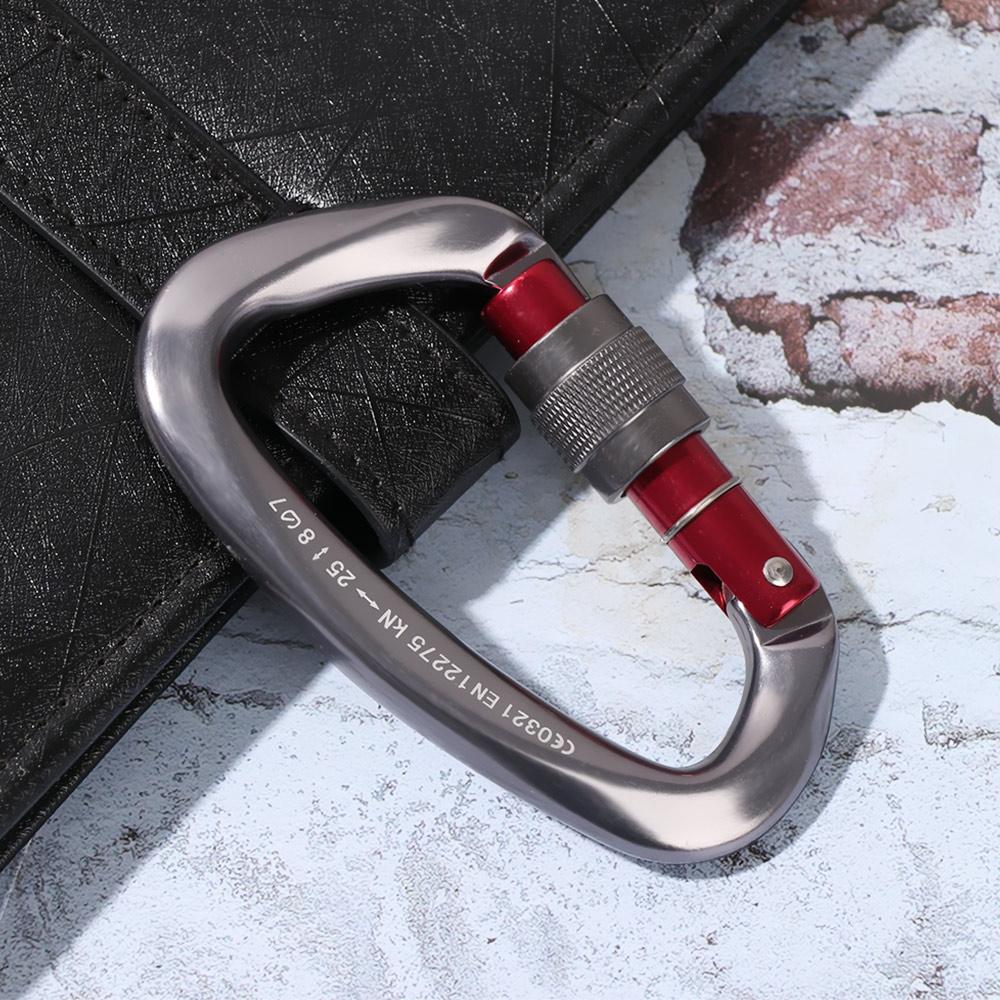 Professionelle Karabiner-Kletter-Schlüsselhaken, Sicherheits-Master-Lock, Bergsteiger-Schutzausrüstung