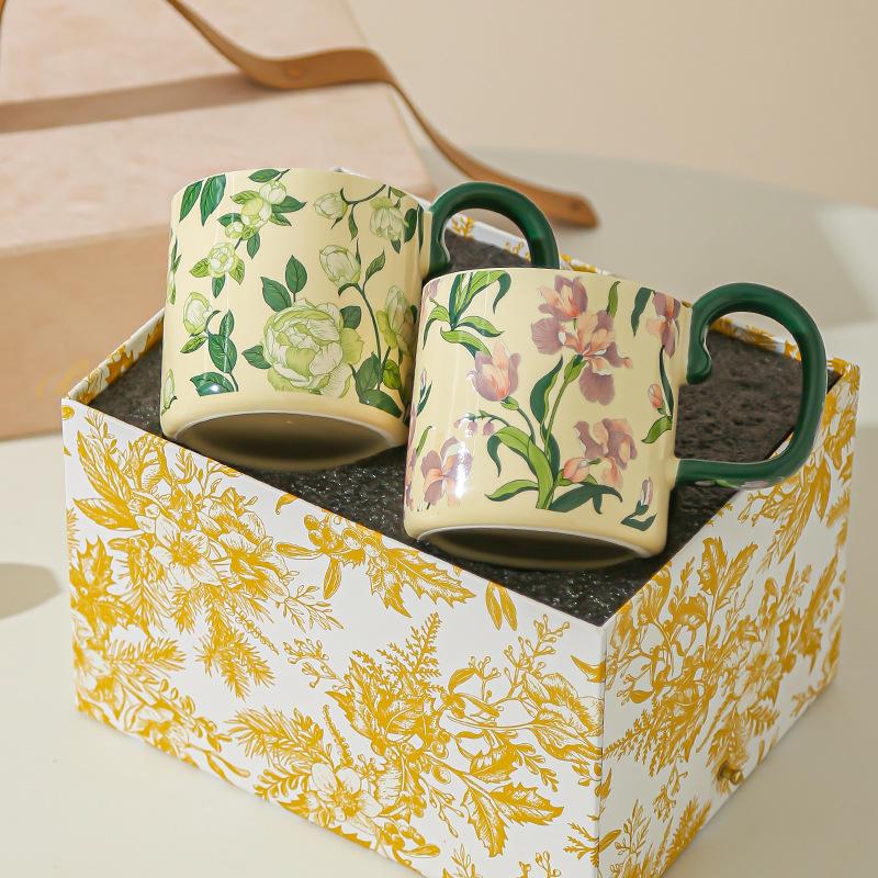 Birthday Gift for Girls To Give Their Best Friends Practical Ceramic Cup Coffee Cup for Friends Wedding Souvenir High End Gift Box