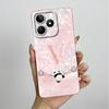 For Realme Note 50 Case RMX3834 Cover Cute Panda Letters Full Coverage Liquid Silicone Phone Case For Realme Note50 Coque Fundas