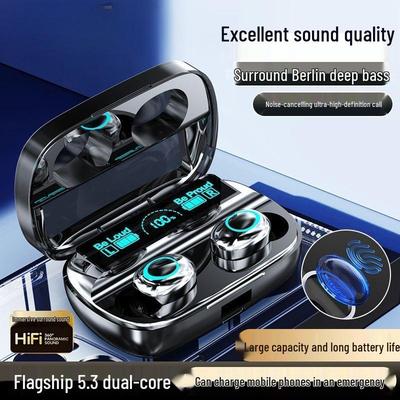 2025 Premium Wireless In-Ear Earphones: Super Bass, Noise Cancelling, Long Battery Life