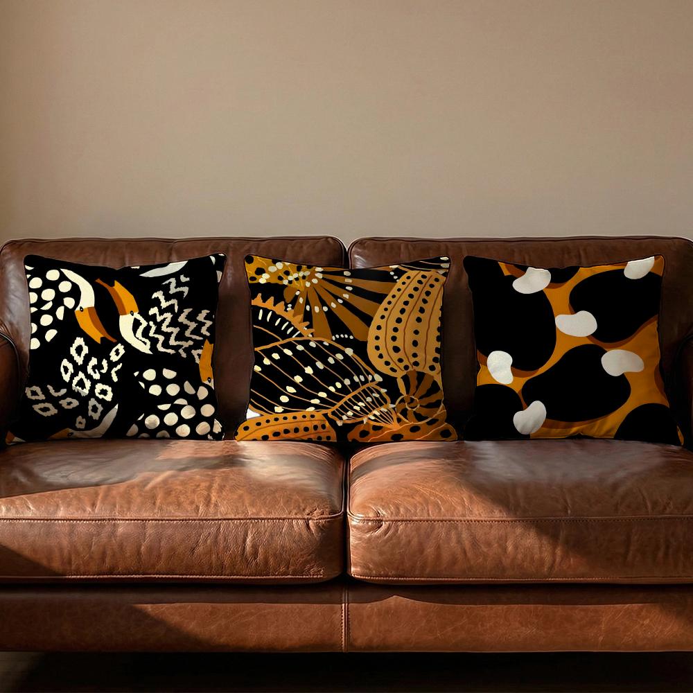 Art abstract illustration Cushion Cover Soft Reversible Durable Pillow Cover MultiScene Use for Home Car Daily Comfort