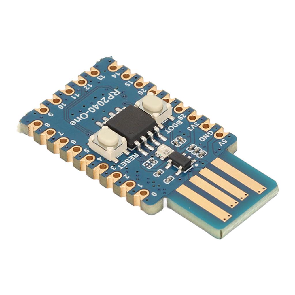 Microcontroller RP2040 One USB A Male Port Dual Core 4MB Flash PCB Pico Expansion Board for