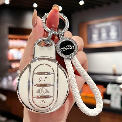 Tpu Car Key Case Cover Fob Keychain Accessories For Bmw Mini Cooper Keyring Countryman F54 Clubman F55 Hardtop F56 F57 F60