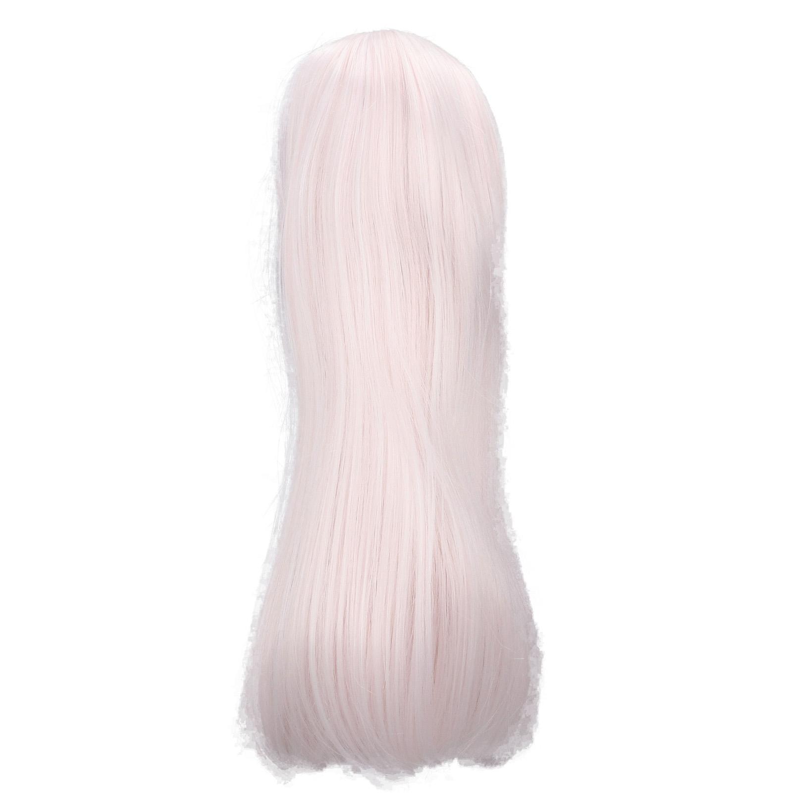 

Doll Wig 8 to 9 Inch Heat Resistant Fiber Straight Wig 1 3 Doll Hair Replacement Wigs for DIY Dark Pink