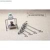Stainless Steel Wire Mesh Jewelry Display Hook Rack