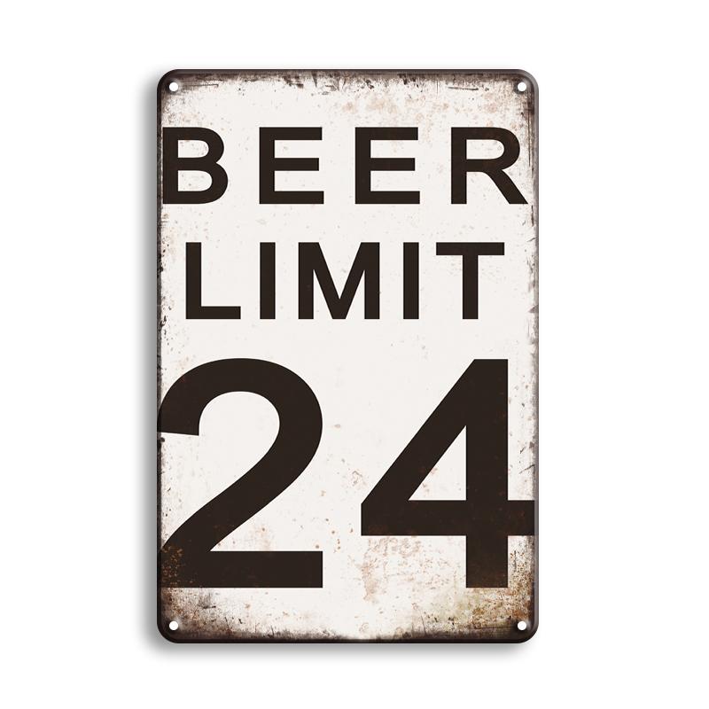 2D Metal Tin Sign Vintage BBQ ZONE Beer Posters Plaque Decorative Plates for Garage Club Man Cave Bar Home Cafe Wall Decor