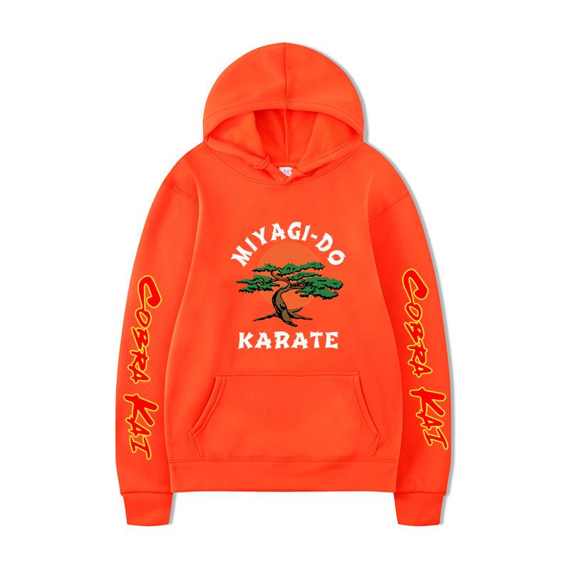 Karate Kid Val Armorr Cobra Print Men's Hoodie Brand Hoody Y2K Clothes Vintage Fashion Unisex Long Sleeve Pullovers