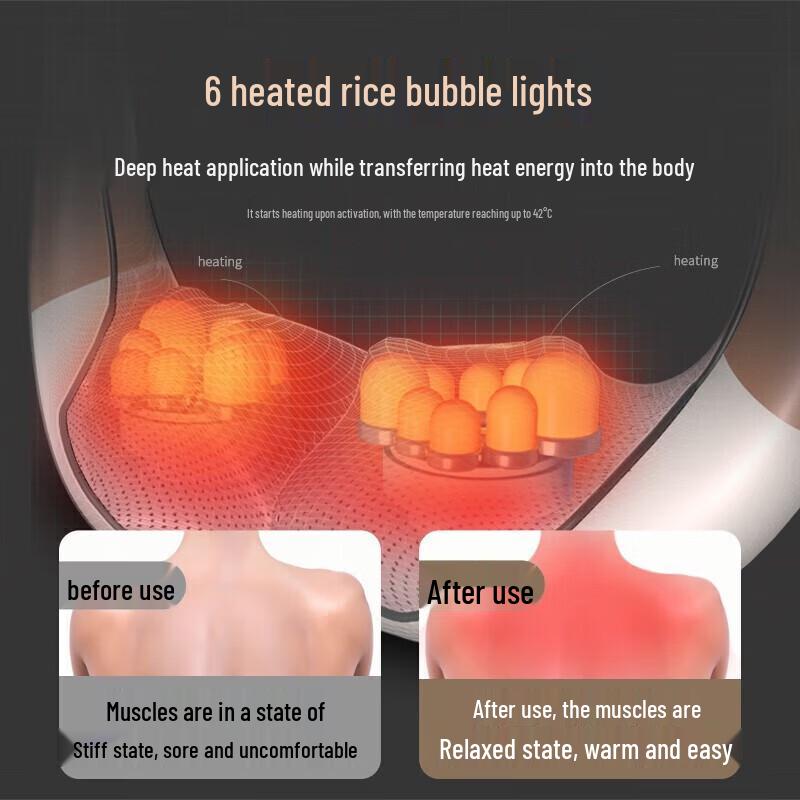 AUX Wireless Neck and Shoulder Massage Shawl