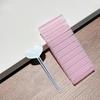 1 Conjunto de Suporte de Exibição Colorido Portátil Para Uso em Casa Salão de Unhas Folhas de Transferência Gradiente Caixa de Armazenamento Para Armazenamento de Adesivos de Folha