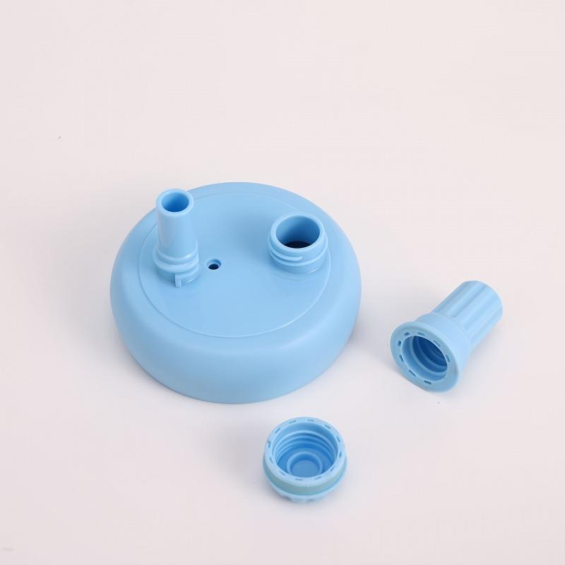 850ML Cartoon Cute Thermal Water Bottle With Straw Handle Large Capacity Student and Children Double Drinking Tumbler Coffee Cup