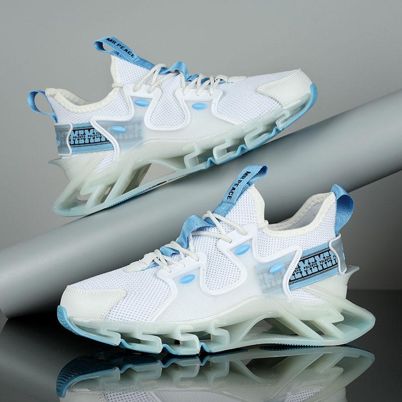 Summer Men's Trend Fashion Platform Dad Shoes Youth Casual Breathable Luminous Shoes Outdoor Blade Shoes