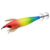 5Pcs 8cm Glow Squid Jigs Shrimp Lures Baits Squid Jigs Glow Jigs Hook for Freshwater Saltwater Fishing Artificial Baits