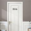 3D Numeral Door Plaque House Drawer Sign Plating Gate Digits 0 To 9 Acrylic Number Tag Hotel Home Sticker Address Door Label