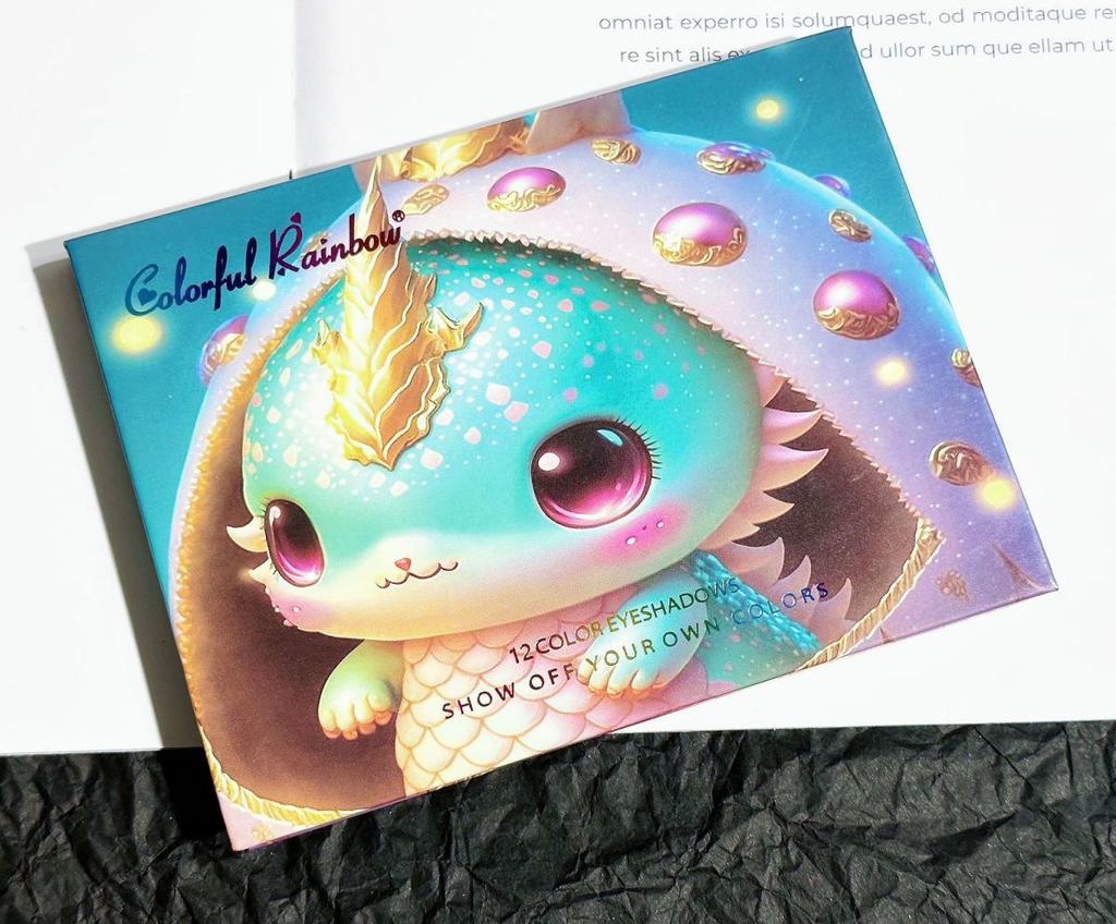 12-color Eyeshadow Palette, Easy To Apply And Convenient Eyeshadow Pearlescent Matte Makeup For Novices