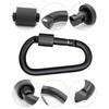 Buckle Carabiner Survival Keychain Camp Climb Hook Clip Backpack Buckle Keychain