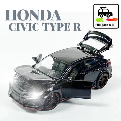 Car Toy with Lights Engine Sound, Scale Diecast Car Model Replica Kid Boy Play Gift