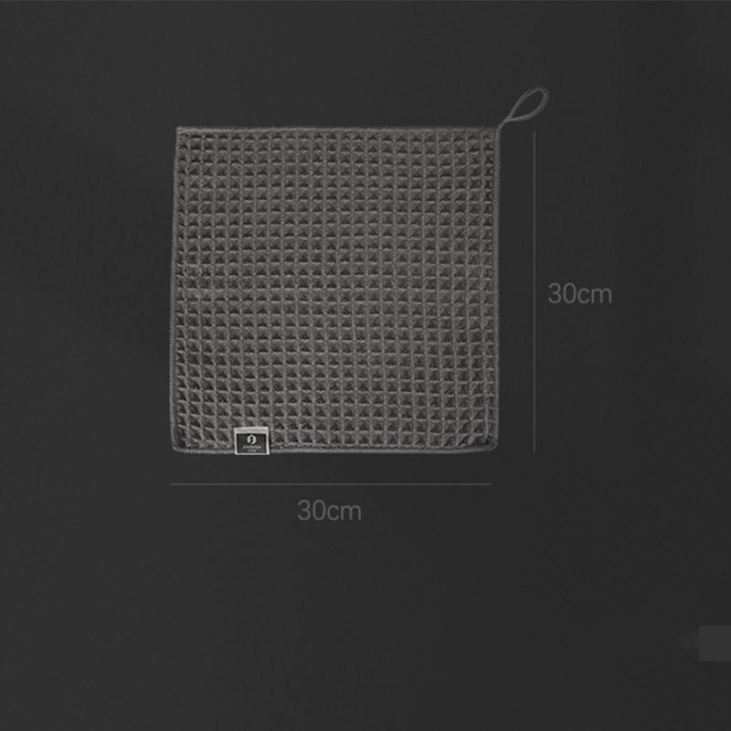 4KS Vaflový Bar Kávový Ručník Bez Stop Včelí Plástev Absorpční Nádobí Stolní Nádobí Kuchyňská Utěrka Ručník Čištění Skla Čisticí Nástroj Ručník