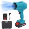 21V Cordless Blower, Car Dryer Portable Air Duster with 2 Rechargeable Batteries, Variable Speed Leaf Blower for Car