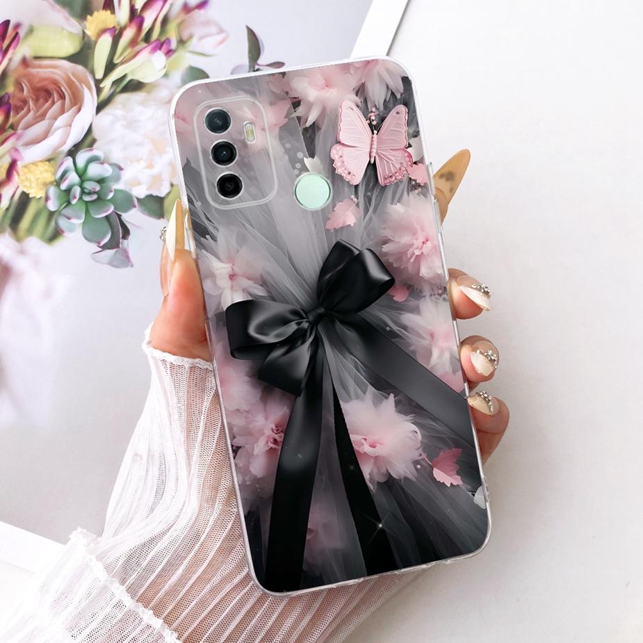 For Oppo A33 2020 Case Oppo A53 CPH2127 Stylish Butterfly Painted Cover Soft Slim Phone Case For Oppo A53s A 53 OppoA53 s Fundas