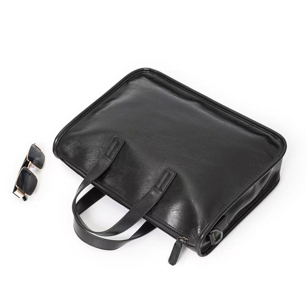Stylish Men's Business Briefcase: Large-Capacity Handbag & Laptop Shoulder Bag