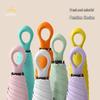Nanqiao Macaron Finger-Ring Handle 5-Fold Sun Umbrella