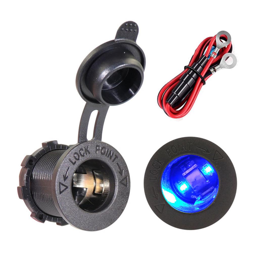 

Адаптер розетки, гнездо прикуривателя, адаптер питания, водонепроницаемая вилка для морской лодки, мотоцикла, грузовика, автофургона, квадроцикла