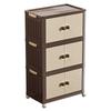 Vintage-Style Double Door Folding Storage Cabinet for Clothes