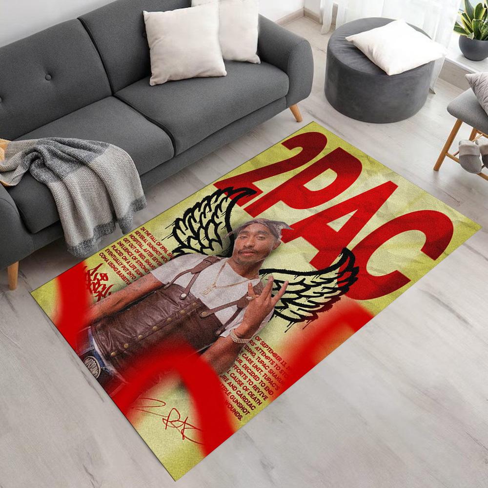2pac Carpet Suitable for Dining Room Decorate room Playrooms Game Room Antislip Carpet Office home decor Perfect Gift for Women/Men
