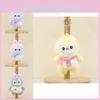 Sweet Penguin Plush Keychain Rabbit Bear Fluffy Animal Ornament Accessory