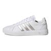adidas Grand Court Base 2.0 White Platinum Metallic Women Sneakers Cloud-White GW9263