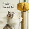 Fandou Pumpkin Cat Climbing Frame with Space Capsule Bed