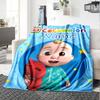 Customiz Name Personality CoComelon - Dance Party Blanket Soft &Warm Sofa Office Bed Travel Lunch Break Blanket, Gift Suitable All Seasons