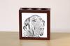 Great Dane I – Pen holder with a dog, desk organizer with a print | Art-Dog