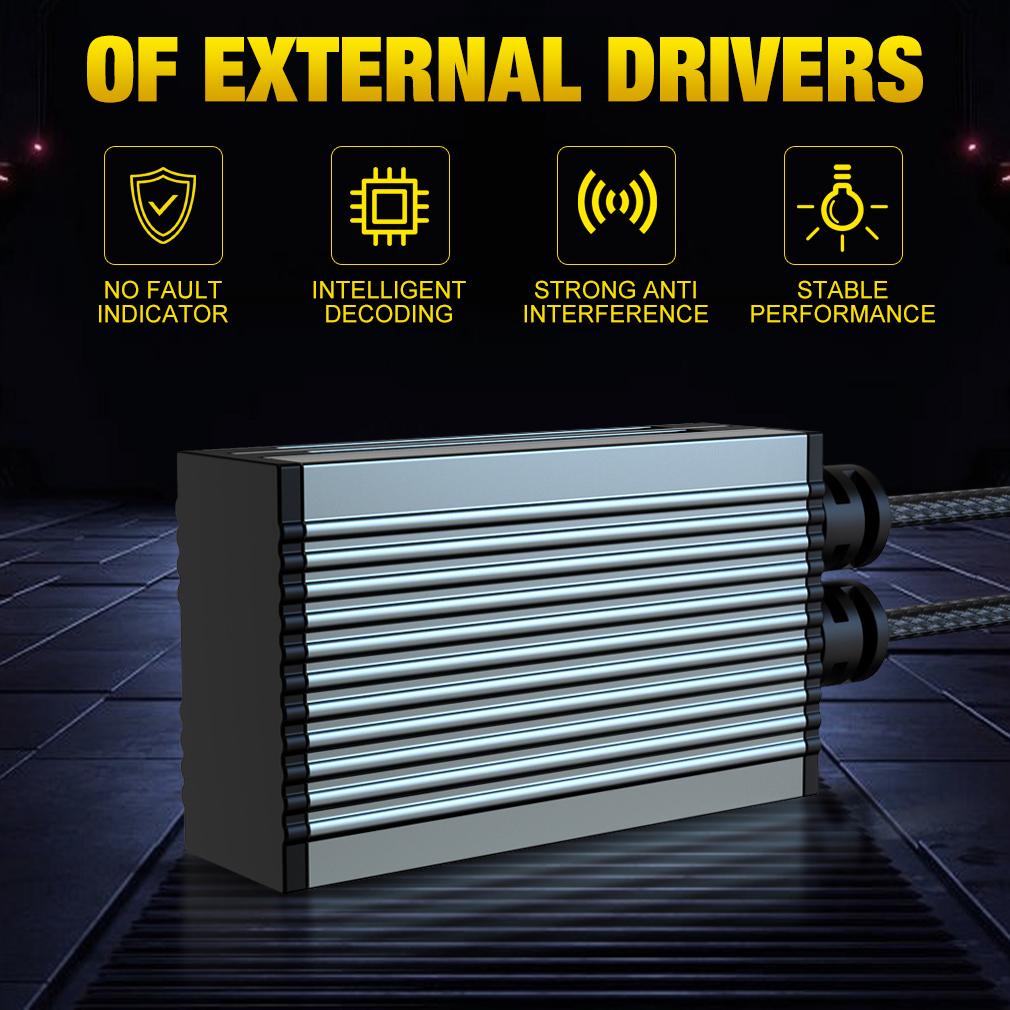 2 stk H7 H4 LED Canbus Bilfrontlyspærer 200W 50000LM H1 H8 H9 HB3 9005 HB4 9006 H11 LED-pære 4 Kobberrør Auto Turbo Lampe for VW Ford 6500K