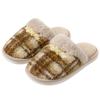 Cotton slippers women's winter home indoor non-slip household floor couple warm and velvet winter slippers men