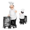 Chef Shape Figurine Statue Craft Decoration Ornament for Living Room Kitchen Restaurant