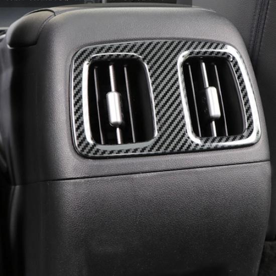 Carbon Fiber Rear Back Air Condition Vent Trim for Hyundai Tucson