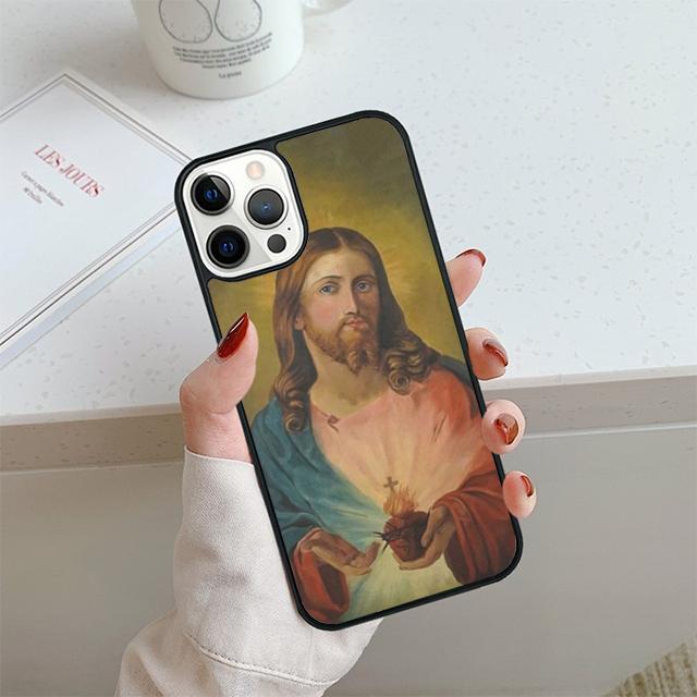 God Jesus Phone Case For iPhone 17 Air 14 15 16 13 12 Cover For Apple iPhone 17 Air 14 15 16 Pro Max 6S Plus Coque