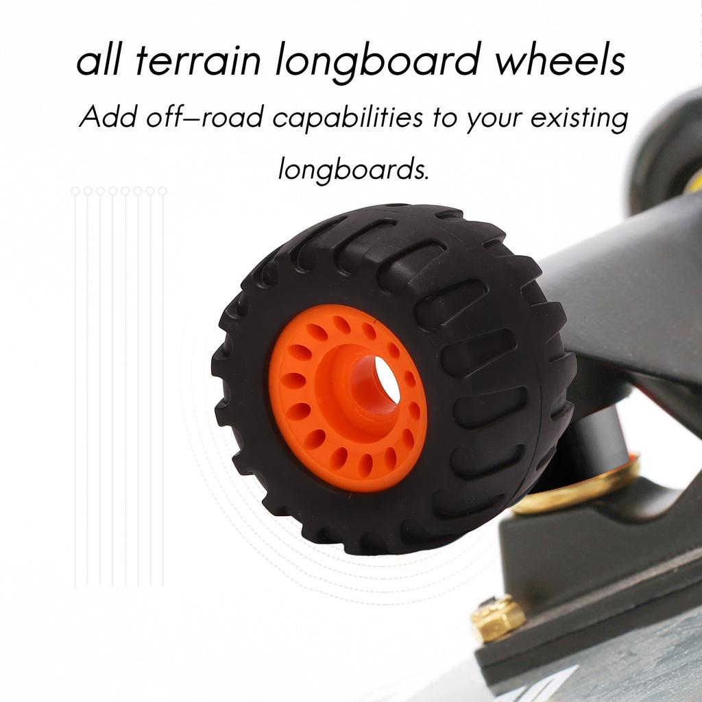 Buy All Terrain Off Road Skateboard Longboard Wheels (Set of 4 Contains