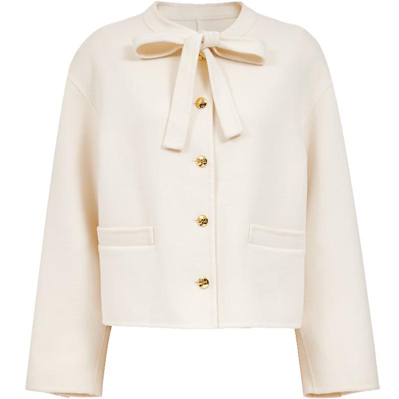 VEROMODA Women's Wool Blend Belted Short Coat