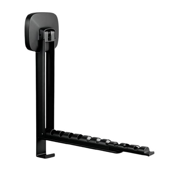 Clothes Drying Rack with Strong Suction Cups Foldable Adjustable Wall Mounted Laundry Drying Holder Bathroom Accessories