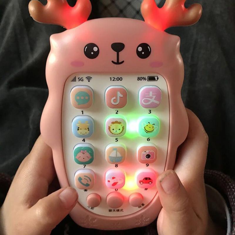 Baby Phone Toys Music Voice Toy Early Educational Learning Machine Electronic Baby Toy