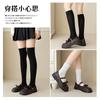 Women's Silk Stockings, Mid-calf Socks, Velvet, Summer Thin Short Socks, High-tube Jk Japanese-style Over-the-knee Socks from Zhuzji
